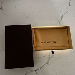 Louis Vuitton box with dust bag